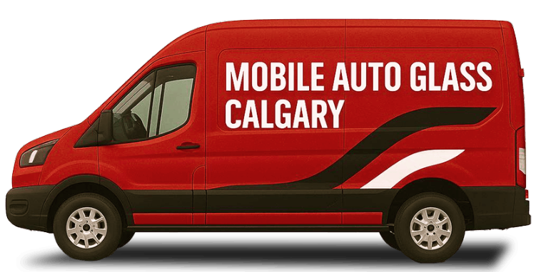 New van mobile auto glass