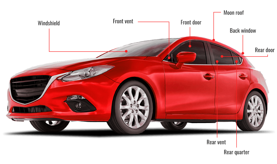 Red car