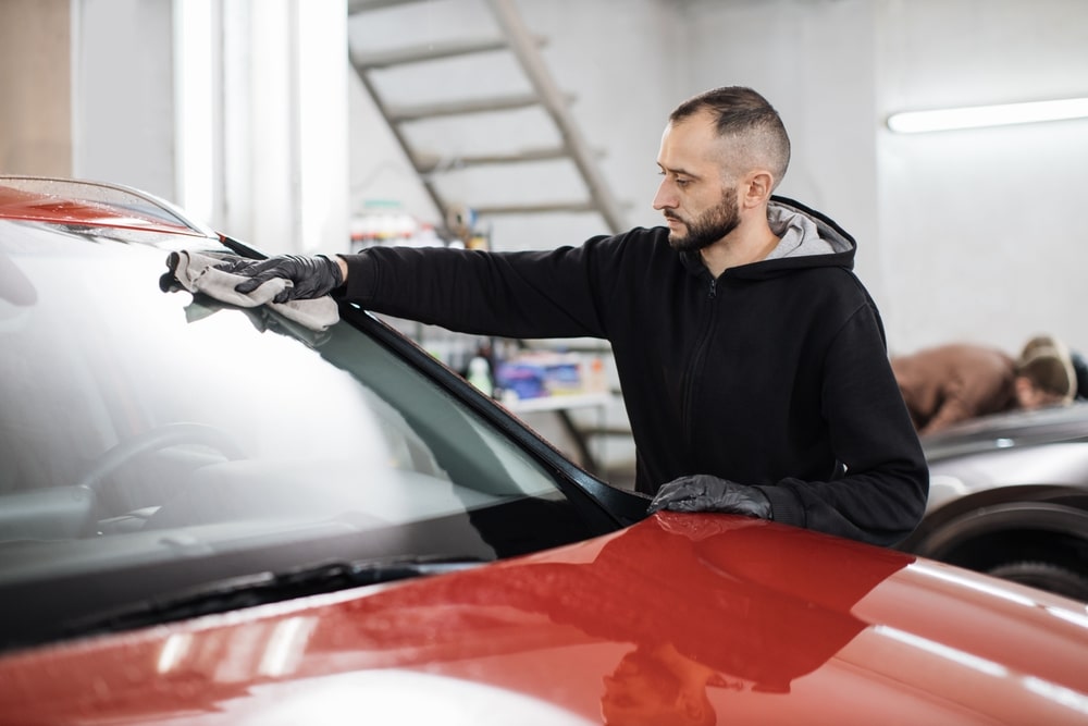 Care after new windshield replacement