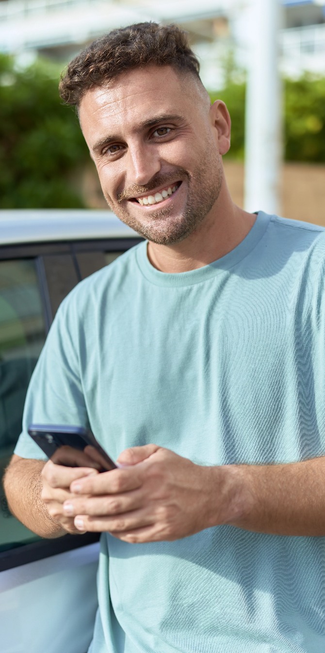 Man using phone 1